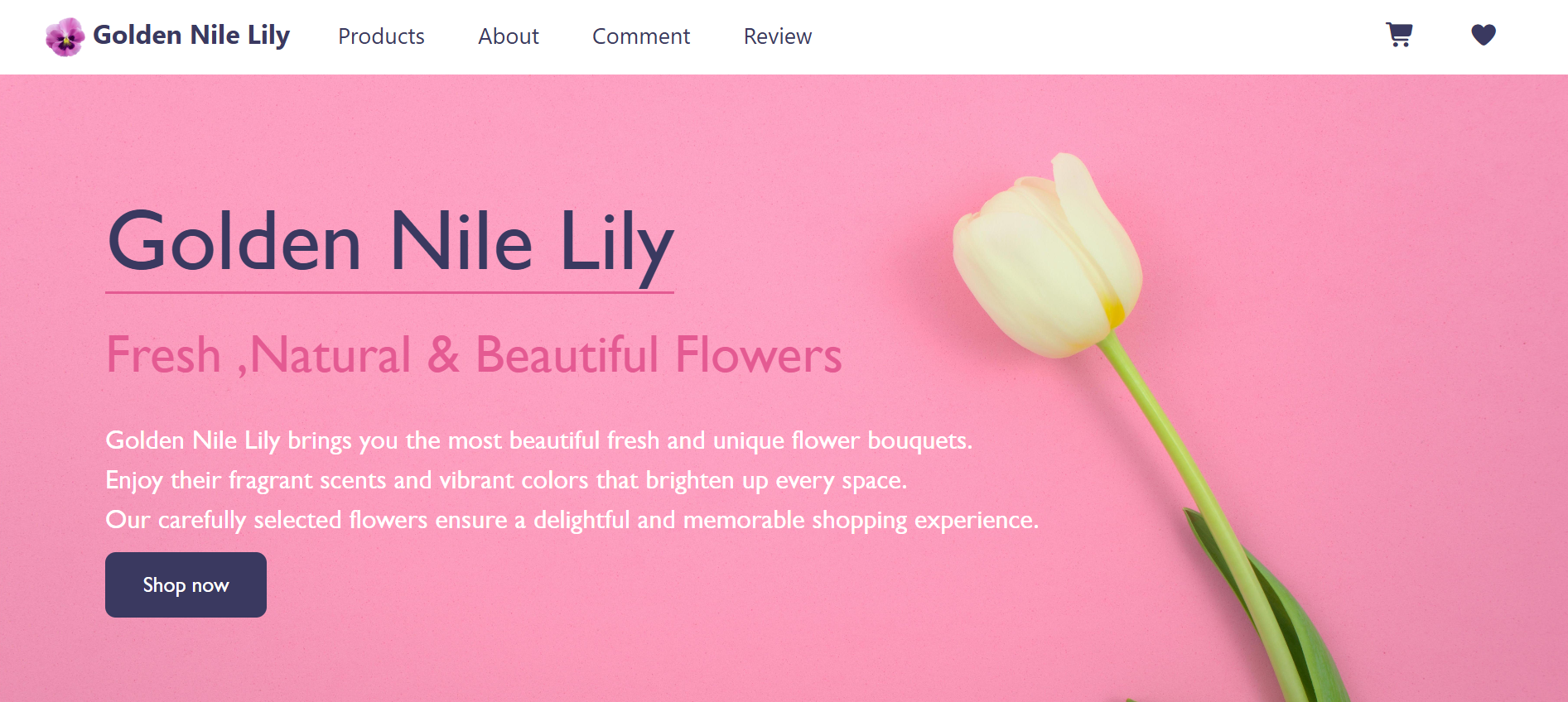 Online flowers store